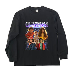 Photo Custom Unisex Retro T-shirt, Hoodie, Sweatshirt- Gift For Family Members, Pet Owners,Friends