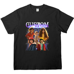 Photo Custom Unisex Retro T-shirt, Hoodie, Sweatshirt- Gift For Family Members, Pet Owners,Friends