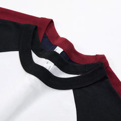 Color-blocked T-shirts 240GSM Heavy 100% Cotton YK-HT012