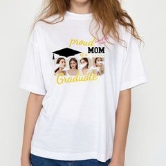 Proud Mom of 2025 Graduate - Personalized Unisex T-Shirt,Sweatshirt, Hoodie - Gift For Mom