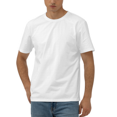 Camiseta de algodón de manga corta para hombre