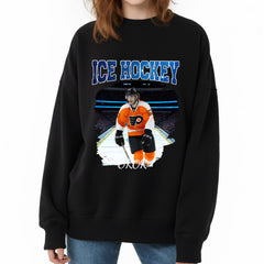 Custom Photo and Team Name Personalized Ice Hockey GameDay Shirt