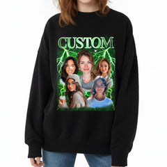 Custom Photo Unisex Vintage T-shirt, Hoodie, Sweatshirt – Perfect Gift for Girlfriend, Friends, or Couples