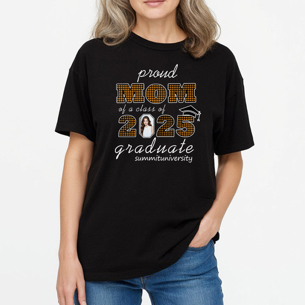 Personalized Graduation Shirts Custom Graduation Shirt Class of 2025 Family Gifts For Mother  Graduation Shirt Proud Family Shirt